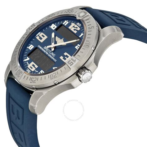 breitling aerospace 20mm strap|20mm blue rubber watch strap.